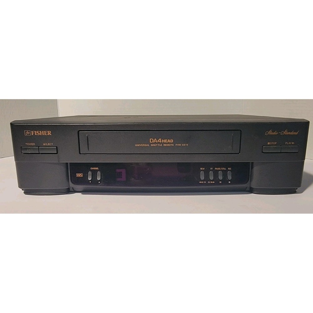Fisher FVH-4511‎ DA 4 Head VCR VHS Player * For Parts or Repair*